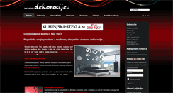 Desktop Screenshot of dekoracije.si